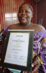 Carole Leuwé lauréate du « George Atkins Communications Awards »