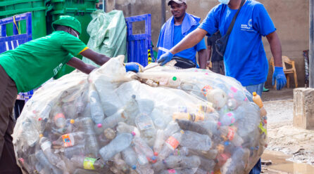 Eco jogging : 430 Kg de bouteilles plastiques collectés à Douala