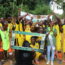 Iboti, le 28 juin 2026. Les champions du tournoi Gorilla Cup célèbrent leur victoire avec la mascotte et les lauréats du concours Miss et Master.