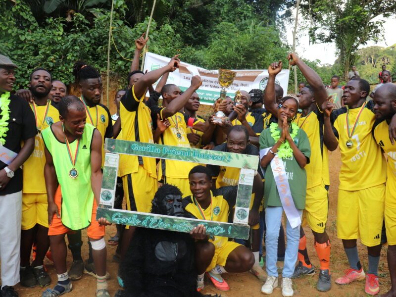 A Iboti, le tournoi de football Gorilla Cup pour protéger la forêt d’Ebo