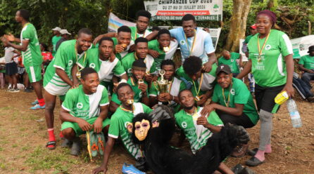 A Ndogbos, la Coupe des Chimpanzés pour protéger les primates de la forêt d’Ebo